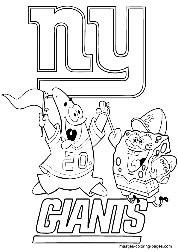 New York Giants, Spongebob and Patrick