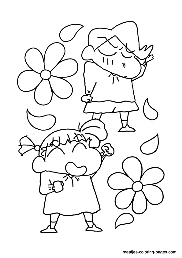 241 Cute Crayon Shin Chan Coloring Pages for Adult