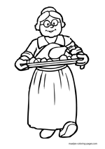 thanksgiving coloring pages